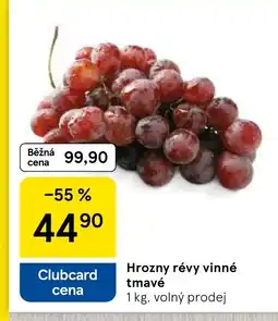 Tesco Hrozny révy vinné tmavé nabídka