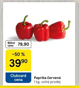 Tesco Paprika červená nabídka
