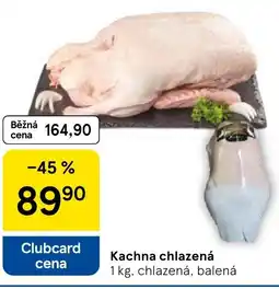 Tesco Kachna chlazená nabídka