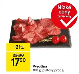 Tesco Vysočina nabídka