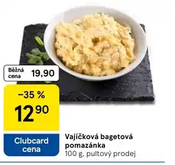 Tesco Vajíčková bagetová pomazánka nabídka