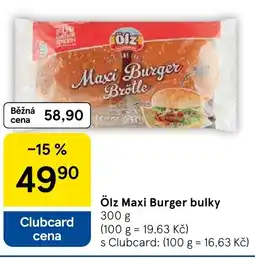 Tesco Ölz Maxi Burger bulky nabídka
