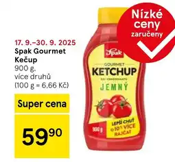 Tesco Spak Gourmet Kečup nabídka