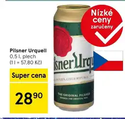 Tesco Pilsner Urquell nabídka