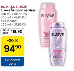 Tesco Elseve Šampon na vlasy nabídka