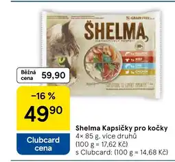 Tesco Shelma Kapsičky pro kočky nabídka