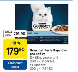Tesco Gourmet Perle Kapsičky pro kočky nabídka