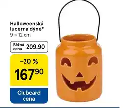 Tesco Halloweenská lucerna dýně nabídka