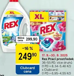 Tesco Rex Prací prostředek XL nabídka