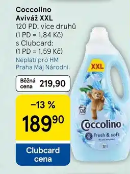 Tesco Coccolino Aviváž XXL nabídka