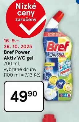 Tesco Bref Power Aktiv WC gel nabídka