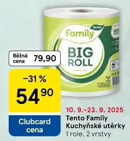 Tesco Tento Family Kuchyňské utěrky nabídka