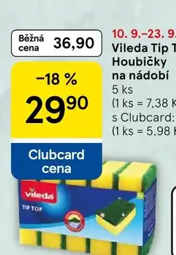 Tesco Vileda Tip Top Houbičky na nádobí nabídka