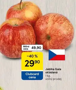 Tesco Jablka Gala skládaná nabídka