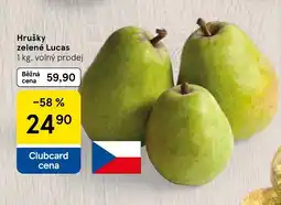 Tesco Hrušky zelené Lucas nabídka
