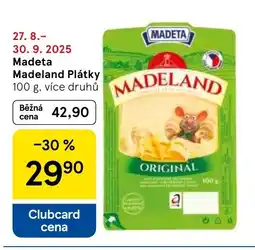 Tesco MADETA Madeland Plátky nabídka