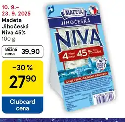 Tesco MADETA Jihočeská Niva 45% nabídka