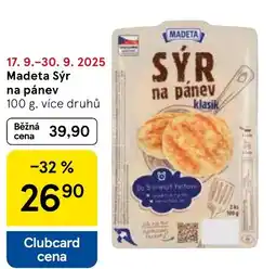 Tesco MADETA Sýr na pánev nabídka
