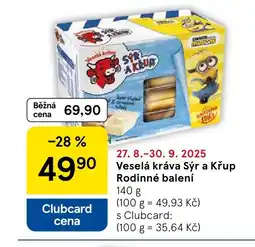 Tesco Veselá kráva Sýr a Křup Rodinné balení nabídka