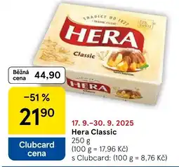 Tesco HERA Classic nabídka