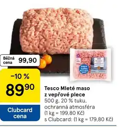 Tesco Tesco Mleté maso z vepřové plece nabídka
