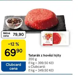 Tesco Tatarák z hovězí kýty nabídka