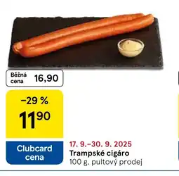Tesco Trampské cigáro nabídka