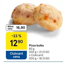 Tesco Pizza bulka nabídka