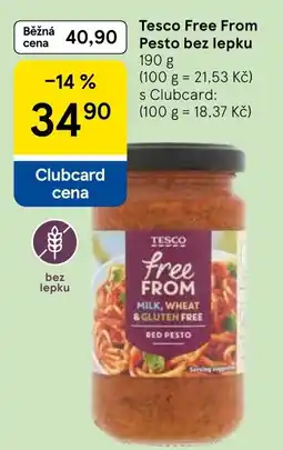 Tesco Tesco Free From Pesto bez lepku nabídka