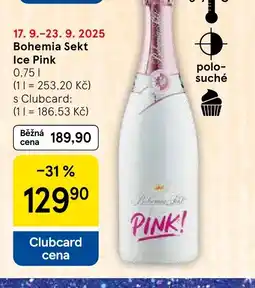 Tesco Bohemia Sekt Ice Pink nabídka