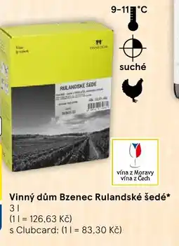 Tesco Vinný dům Bzenec Rulandské šedé nabídka