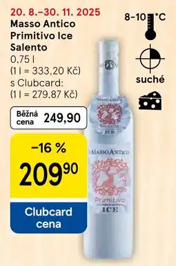 Tesco Masso Antico Primitivo Ice Salento nabídka