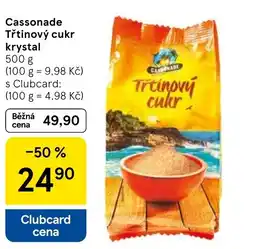 Tesco Cassonade Třtinový cukr krystal nabídka