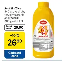 Tesco Senf Hořčice nabídka