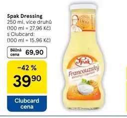 Tesco Spak Dressing nabídka