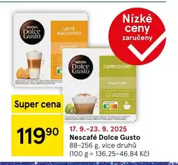 Tesco Nescafé Dolce Gusto nabídka