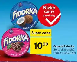 Tesco Opavia Fidorka nabídka