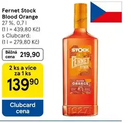 Tesco Fernet Stock Blood Orange nabídka