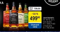 Tesco JACK DANIEL'S nabídka