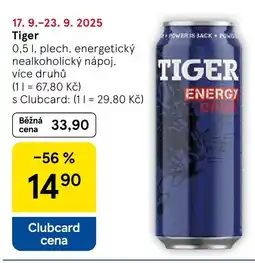 Tesco TIGER nabídka