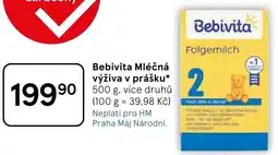Tesco Bebivita Mléčná výživa v prášku nabídka