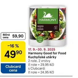 Tesco Harmony Good for Food Kuchyňské utěrky nabídka