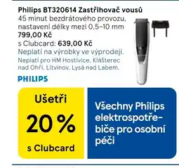 Tesco PHILIPS BT320614 Zastřihovač vousů nabídka