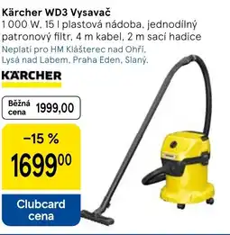 Tesco Kärcher WD3 Vysavač nabídka