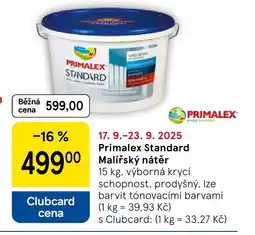 Tesco Primalex Standard Malířský nátěr nabídka
