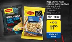 Tesco Maggi Chutná Pauza Instantní nudlová polévka nabídka