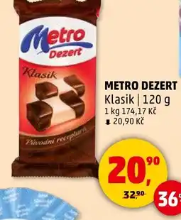Penny Market Metro dezert nabídka
