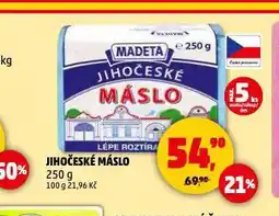 Penny Market Jihočeské máslo nabídka
