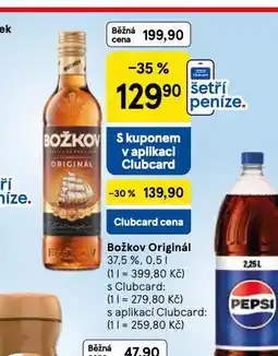 Tesco Božkov originál nabídka
