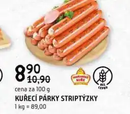 Terno KUŘECÍ PÁRKY STRIPTÝZKY 100 g nabídka